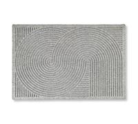 Astra Zerbino Antiscivolo per Esterni - Antipolvere Resistente alle Intemperie - 60x90 cm Grigio