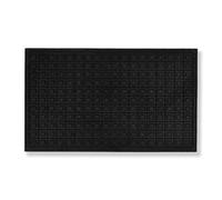 Astra Zerbino da esterno antiscivolo - Tappeto antisporco resistente alle intemperie - Zerbino da esterno per ingresso - Zerbino antisporco 40x60 cm box nero