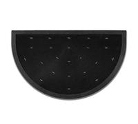 Astra Zerbino in gomma antipolvere resistente alle intemperie - tappetino in gomma antiscivolo per esterni - Border Pin zerbino 45x75 cm semitondo