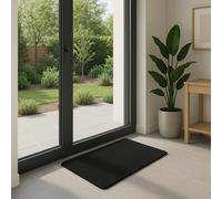 Astra Zerbino per esterni e interni Made in Germany - Tappeto antisporco resistente - Zerbino robusto - Tappetino resistente alle intemperie - 50x80 cm nero