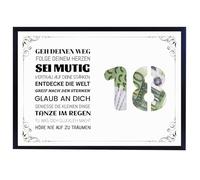 AstraGlam Cornice Regalo in Denaro Personalizzata per il 18° Compleanno, Cornice in Lega di Alluminio di Alta Qualità e Montaggio Facile, Idea Regalo Unica