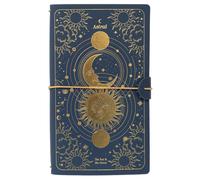 Astral Cuoio PU Viaggio Giornale Carino Regali 11,7x19,6 CM Notebook Blu Navy
