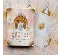 Astral Realms Crystal Oracle Deck Carte Oracolo + Guida Leah Shoman Rockpool