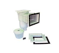 ASTRAL - Skimmer Bocca Larga Piscina Astral Pool 17,5 L Coperchio Quadrato Per Cemento/Piastrelle