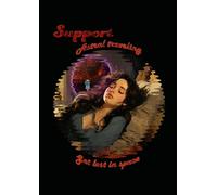 Astral Traveler Grid Notebook (Girl in Astral Projection) - A4 0.5cm (0.196 inches) Diced Paper, 120 Pages: Mystical Graph journal for Dreamers, Writers, and Spiritual Seekers