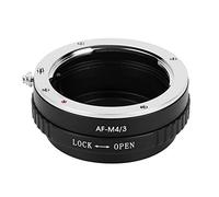 AstraLoom Metal Manual Lens Adapter Ring For AF Lens To M4/3 Mount Camera Body Compatible With A Lens E-P1 E-P2 G1 GF1 GH1 Black Aluminum Alloy