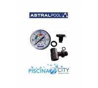 ASTRALPOOL 4404080104-1 MANOMETRO COMPLETO COPERCHIO FILTRO STARFLOW ASTER 99