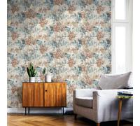 Astratto Affliggere Pittura Testurizzati Vinile Parati Arthouse Blu Scuro / Rame