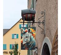 Astratto Animale Zebra Stampa Bandiera Giardino Bandiera Casa Bandiere Yard Bandiera Esterna Agriturismo Holiday Decor 30,5 x 45,7 cm