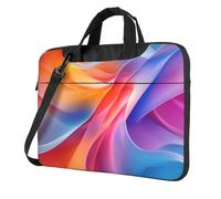 Astratto Blu Liquido Turbinii E Onde Laptop Bag Laptop Case 15.6 Pollice Borse Per Computer Imbottito Copertura Del Manicotto Per Le Donne Uomini