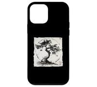 Astratto Bonsai Albero Giapponese Sumi-e Zen Enso Art Custodia per iPhone 12 mini
