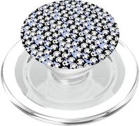 Astratto Calcio Bambini Giocatori squadra Blu Calcio Balls PopSockets PopGrip per MagSafe
