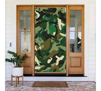 Astratto Camouflage Stampato Porta Banner Appeso Partito Copertura Della Porta Decorazione Tessuto Tenda Della Porta per le Vacanze Indoor Outdoor Decor