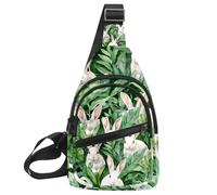 Astratto Colorato Tie Dye (3) Busto Daypack Crossbody Zaino per Donne Uomini, Multicolore 09, 11.8x7x1.5in/30x18x4cm
