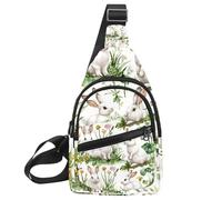Astratto Colorato Tie Dye (3) Busto Daypack Crossbody Zaino per Donne Uomini, Multicolore 10., 11.8x7x1.5in/30x18x4cm