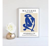 Astratto Decorazione della casa Arte della tela Pittura francese Henri Matisse Donna blu Poster Stampa HD Immagini a parete per soggiorno 15,7 "x 23,6" (40x60 cm) Senza cornice