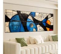 Astratto Diamond Painting Kit Completo, Graffiti Diamond Painting Grande 150x50cm, Fai da Te 5D Diamantini Crystal Art Strass Ricamo a Punto Croce Artigianale Kit Decorazione Domestica, Regali 0R-47