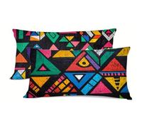 Astratto Federe Cuscini Letto 40 x 60cm Colore Copricuscino Letto morbido Copriguanciale con Cerniera Copri Cuscino Cervicale Dormire Copricuscini Federe Lavabili, per Decorazione primaverile bz-86