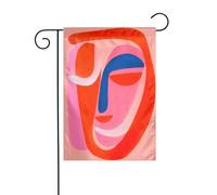 Astratto Femminile Ritratto Linea Art Garden Flag 30x45cm Verticale Doppio Lato Fattoria Vacanze Decorazioni Esterno Bandiera Cortile