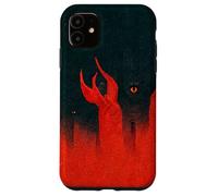 Astratto Fiamme rosse dell'Inferno e Demone Eye Custodia per iPhone 11