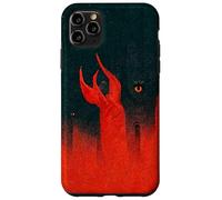 Astratto Fiamme rosse dell'Inferno e Demone Eye Custodia per iPhone 11 Pro Max