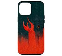 Astratto Fiamme rosse dell'Inferno e Demone Eye Custodia per iPhone 12 Pro Max