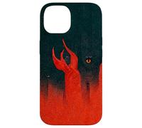 Astratto Fiamme rosse dell'Inferno e Demone Eye Custodia per iPhone 14