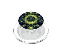 Astratto Geometria Sacra Trippy Psichedelico Linea Art Pattern PopSockets PopGrip per MagSafe