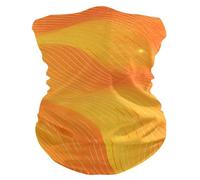 Astratto Glitter Giallo Onda Lines Caldo/Freddo Protezione solare testa e collo ghetta Maschere leggere per il viso per Ciclismo Sci Abbigliamento quotidiano