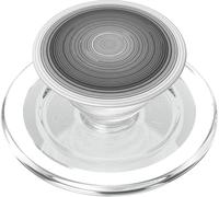Astratto Grayscale Circle Graphic PopSockets PopGrip per MagSafe