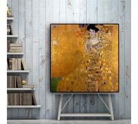 Astratto Gustav Klimt Diamond Painting,5D Diamond Painting Kit Completo,DIY Vintage Famoso Diamond Art Kit per Adulti Strass Punto Croce a Ricamo Pittura per Casa Parete Decorazione 40x40cm
