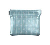 Astratto Linea Blu Donna In Pelle Moneta Cambia Borsa Fancy Viaggio Accessori per Donna Ragazza, Astratto Linea Blu, 1 size