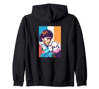 Astratto Maradona Felpa con Cappuccio