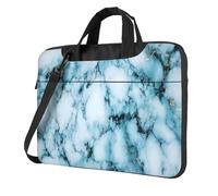 Astratto Marmo Bianco Con Vene Nere Borsa Del Computer Portatile Borsa Del Computer 15.6 Pollice Borse Per Computer Imbottito Della Copertura Del