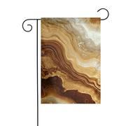 Astratto Marmo Modello Caffè E Autunno Colore Giardino Bandiera 30x45cm Verticale Doppio Lati Agriturismo Vacanze Decorazioni