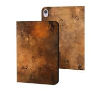 Astratto Marrone Ruggine Colore Caso Compatibile per iPad Mini6 (8.3 ") Tablet Custodie Stand Copertura Protettiva con Sleep/Wake