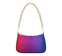 Astratto Neon Rosso Viola Blu Floreale Borsa a Tracolla per Le Donne Partito Elegante Borsa Hobo Catena Cinghia Della Cerniera Borse Carino