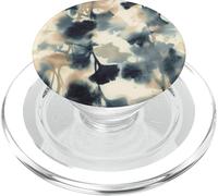 Astratto Neutro e Carbone Moderno Botanico Ginkgo Foglie PopSockets PopGrip per MagSafe