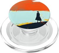Astratto Orizzonte Donna Solitaria Arte Paesaggio Minimale PopSockets PopGrip per MagSafe