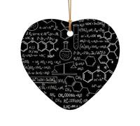 Astratto Scienza 3D Ornamento di Natale - Decorazione dell'albero di Natale, calza Stuffer, Idea regalo festiva, Regali per gli amici