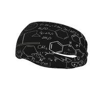Astratto Scienza Chimica Stampa Elastico Sportivo Sweatband Per Gli Uomini Donne Per La Corsa Basket Palestra Di Più Sweatband