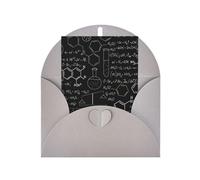 Astratto Scienza Chimica Stampa Verticale Carta Bianca Vacanze Auguri Ringraziati Per Voi (Thinking Of You Biglietto di Compleanno)