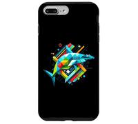 Astratto squalo martello - mare e spiaggia Life Art Custodia per iPhone 7 Plus/8 Plus