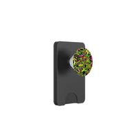 Astratto Swirl Rosa Giallo Verde Design Modello Ragazze PopSockets PopWallet per MagSafe