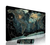 Astratto Tappetino Mouse xxl 900x500x3mm Gaming Mouse Pad Accessori Scrivania Sottomano Antiscivolo Grande Computer Tastiera Mousepad Mappa mondo Tappetino PC Base in Gomma, per Laptop Casa w-9056
