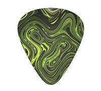 Astratto Verde Serpente Stampato Plettri per Chitarra Personalizzati Plettri Per Chitarra Acustica Chitarra Elettrica E Basso Bulk Guitar Pick Taglia Unica