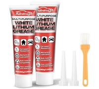 AstraVox Grasso al litio bianco 30g, lubrificante multiuso con pennello per cerniere, cuscinetti, ingranaggi, ideale per uso automobilistico, nautico, industriale e domestico (2)