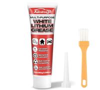 AstraVox Grasso al litio bianco 30g, lubrificante multiuso con pennello per cerniere, cuscinetti, ingranaggi, ideale per uso automobilistico, nautico, industriale e domestico (1)