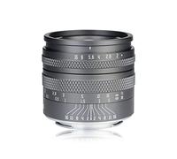 AstrHori 50mm F2.0 Lente ad ampia apertura Obiettivo manuale full frame Compatibile con la fotocamera mirrorless Fuji Fujifilm X-Mount X-T100,X-S10,X-A1,X-A3,X-A5,X-A20,X-M1, ecc.(Grigio)