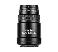AstrHori Obiettivo ultra macro da 25 mm F2.8 2X-5X Messa a fuoco manuale full frame Compatibile con fotocamere mirrorless Fuji X, X-A1, X-A10, X-E2, X-A2, X-A3, ecc.
